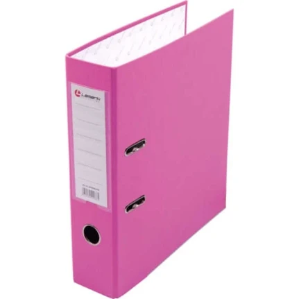 Фото для Папка-накопитель А4 80мм LAMARK (PVC) розовая