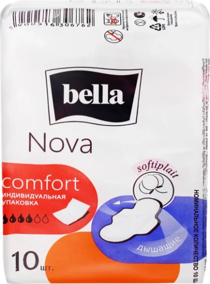 Фото для Прокладки гигиенические Bella Nova Comfort 10шт