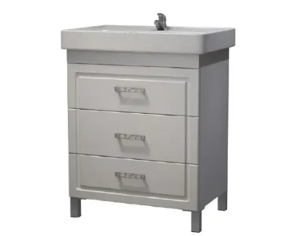 Фото для Тумба Кватро 70 (с раковиной Дрея Q 70) DB3 белый