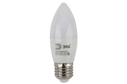 Светодиодная лампа ЭРА LED B35-9W-840-E27, свеча