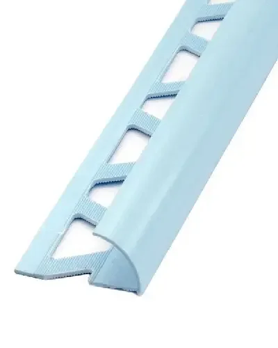 Раскладка ПВХ 7мм наружная голубой 2,5м для плитки