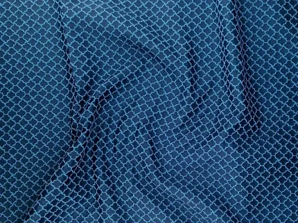Фото для Портьера h-2.95 см "Абстракция", цвет темно-синий