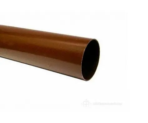 Труба водосточная 90 мм 4м,коричневая Ruplast