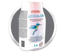 Смесь затирочная Litokol Litocolor L.13 Графит 2 кг цементная