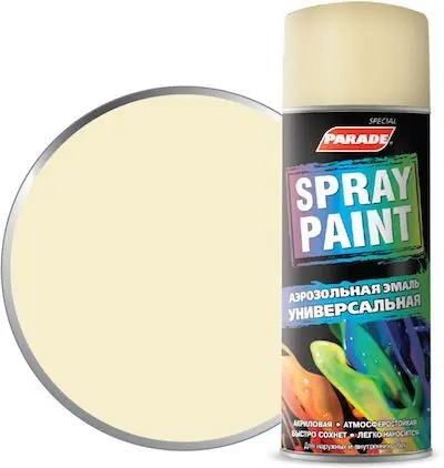 Эмаль PARADE Spray Paint слоновая кость, 520 мл
