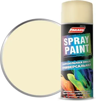 Фото для Эмаль PARADE Spray Paint слоновая кость, 520 мл
