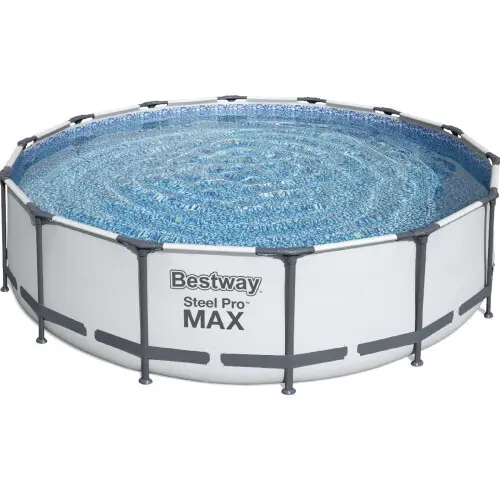 Бассейн каркасный Bestway Steel Pro MAX 549х122 см +фильтр-насос, лестница, тент