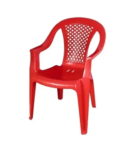 Кресло красное Фабио пластиковое