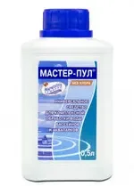 Фото для Жидкое средство Мастер-Пул 0,5 л 4 в 1 для обеззараживания и очистки воды, (химия для бассейна)