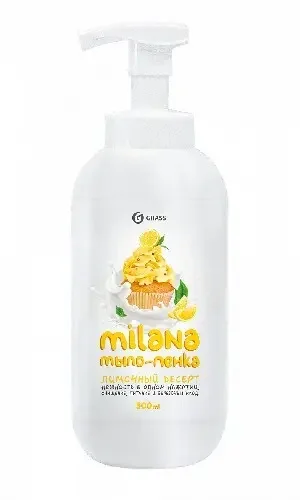 Мыло-пенка для рук Grass Milana «Лимонный пирог»