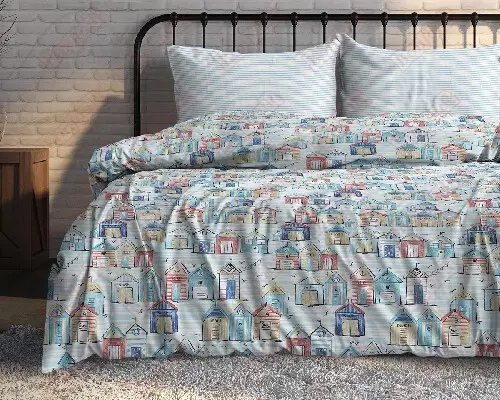 Комплект постельного белья 1,5-спальный Поплин "Унисон" (70x70)