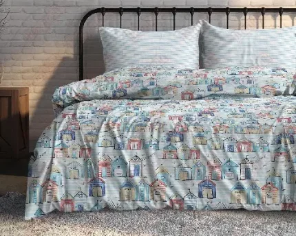 Фото для Комплект постельного белья 1,5-спальный Поплин "Унисон" (70x70)