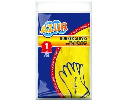 Перчатки резиновые AZUR Центи L/M/S