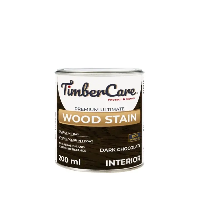 Масло тонирующее TIMBERCARE Wood Stain 2в1, темный шоколад 0,2л, 350089