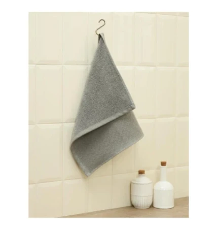 Фото для Полотенце Fine Line махрово-вафельное 40х55см, серый