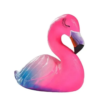 Фото для Копилка "Фламинго большой" розовый с фиолетовым 24см, 4849263