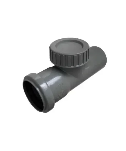Фото для Ревизия ПП для канализации Ду 50 мм, с крышкой, с уплотнительным кольцом