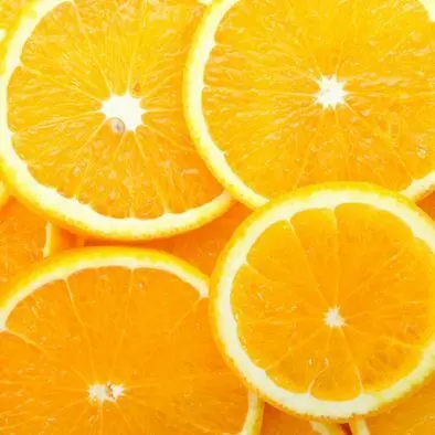 Вставка Толедо 20х20 фрукты апельсины
