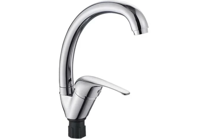 Фото для Смеситель для кухни Антей Альфа с высоким изливом, крепление гайка d40 597021-ANT