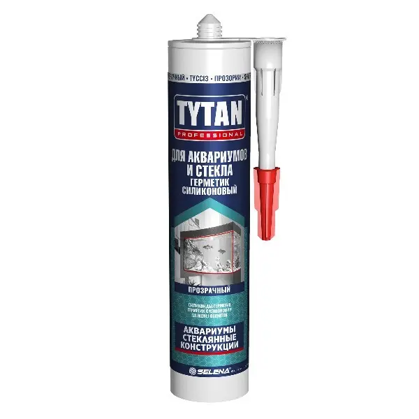 Герметик силиконовый для аквариумов и стекла TYTAN Professional бесцветный 280 мл