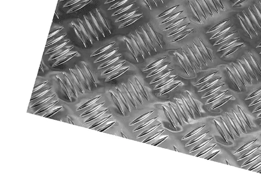 Лист алюминиевый рифленый Квинтет 1,5х1200х300 АМГ2Н2