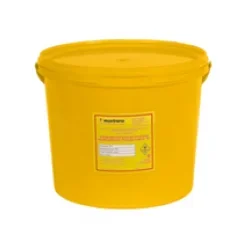 Контейнер одноразовый для сбора, хранения и удаления мед.отходов 10 л КОм-02"Медфарм" класс Б (ка