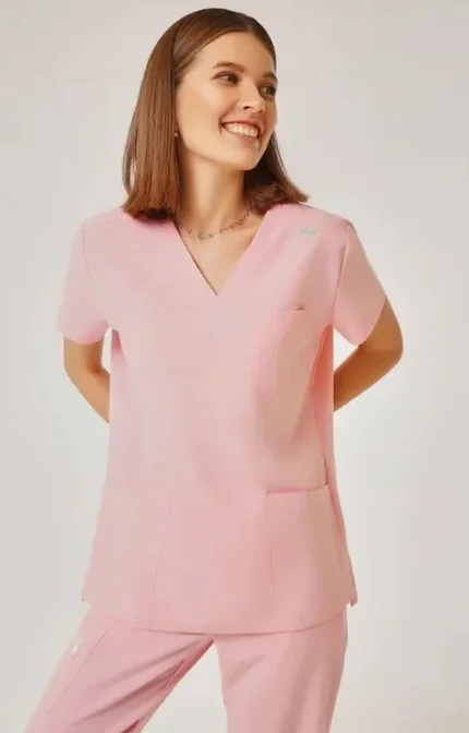 Фото для Блуза женская "Сухарева" (Докс, нет принта, розовый конфетный, размер 42, рост 170) SUH-3