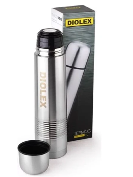 Фото для Термос "Diolex 1000 мл.с ребрис пов.DXW-1000-1