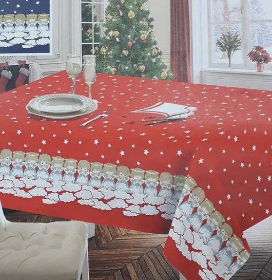 Итальянские скатерти с новогодней тематикой