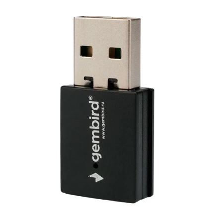 Фото для Сетевая карта беспроводная (USB) Gembird WNP-UA-018 WiFi+Bluetooth Gembird двухдиапазонный мини, 600 Мбит, USB, 802.11b/a/g/n/ac