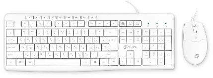Фото для Клавиатура + мышь Oklick S650 клав\x3Aбелый мышь\x3Aбелый USB Multimedia, длина провода 1.5