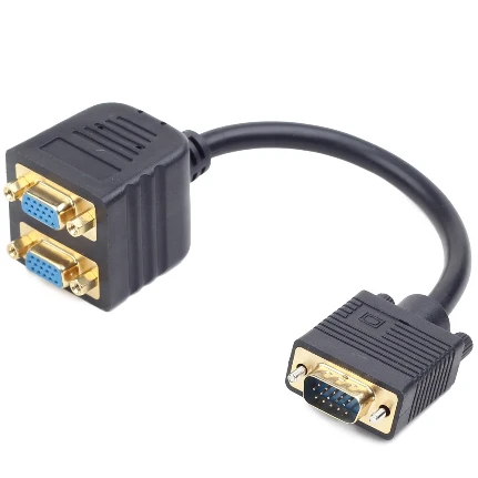 Фото для Разветвитель VGA Gembird 1комп.-2 монитора (CC-VGAX2-20CM)