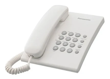 Фото для Телефон Panasonic KX-TS 2350RUW белый (повторный набор последнего номера, кнопка "флэш", регулировка громкости звонка, регулиров