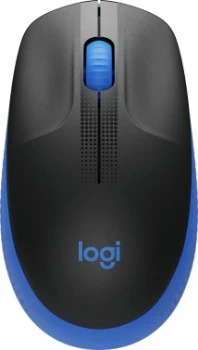 Фото для Мышь беспроводная Logitech M190 черный/синий, оптическая, 1000dpi, (910-005907)