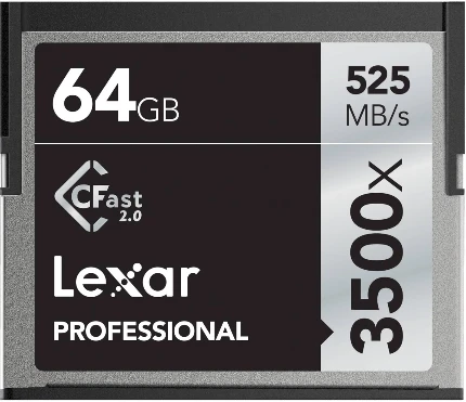 Фото для Карта памяти CompactFlash 64Gb 3500x Lexar (LC64GCRBEU3500)