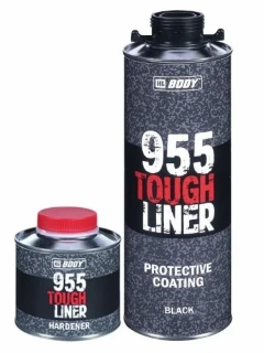 Фото для Сверхпрочное защитное покрытие Body TOUGH LINER 955 колер 0,6л Антикорр