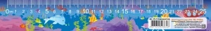 Фото для ЗАКЛАДКА ЛИНЕЙКА ПЧЁЛКА 25СМ ПЛАСТИК (ПОДВОДНЫЙ МИР 2022)