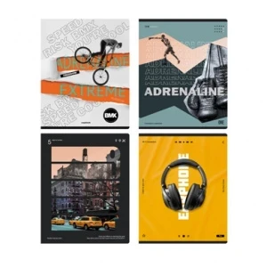 Фото для ТЕТРАДЬ 96Л КЛЕТКА "ADRENALIN"