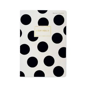 Фото для ТЕТРАДЬ 40Л КЛЕТКА "BLACK POLKA DOT"