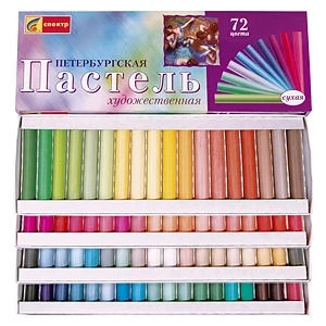 Фото для НАБОР МЕЛКОВ ПАСТЕЛЬ "ПЕТЕРБУРГСКАЯ" 72 ЦВ