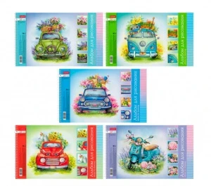 Фото для АЛЬБОМ ДЛЯ РИСОВАНИЯ НА ГРЕБНЕ 24 ЛИСТА "НАВСТРЕЧУ ЛЕТУ!" 