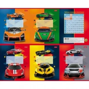 Фото для ТЕТРАДЬ 12Л КЛЕТКА КРУПНАЯ "МОЩНЫЙ И БЫСТРЫЙ"