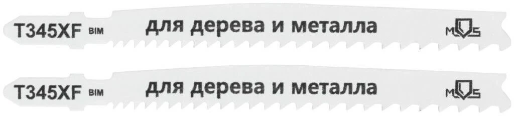 Фото для Полотна для электролобзика универсальные,Т345XF Bimetal, 2 шт//MOS