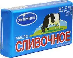 Масло сливочное 180гр 82.5% Экомилк*13 (БЗМЖ)
