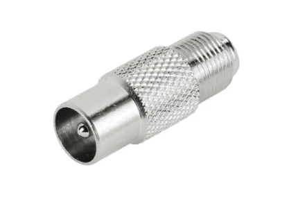 Фото для Переходник TV-штекер - F-гнездо прямой