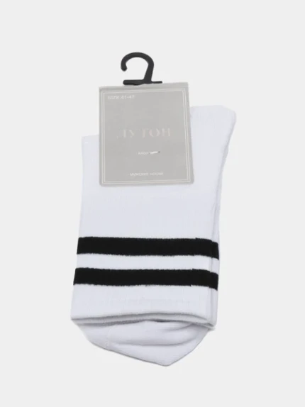 Фото для Носки мужские АТТ 41-43р белые высокие