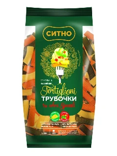 Фото для Макаронные изделия Ситно 400гр Трубочки овощные*12