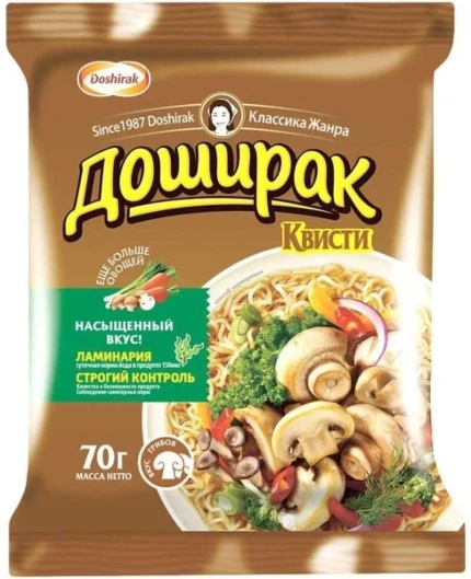 Фото для Лапша Доширак Квисти 70г грибная *48