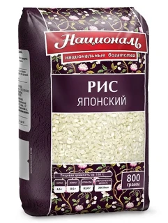 Фото для Крупа Националь 800гр Рис Японский*12