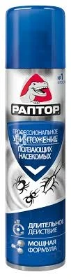 Фото для Аэрозоль Раптор 350мл от ползающих насекомых